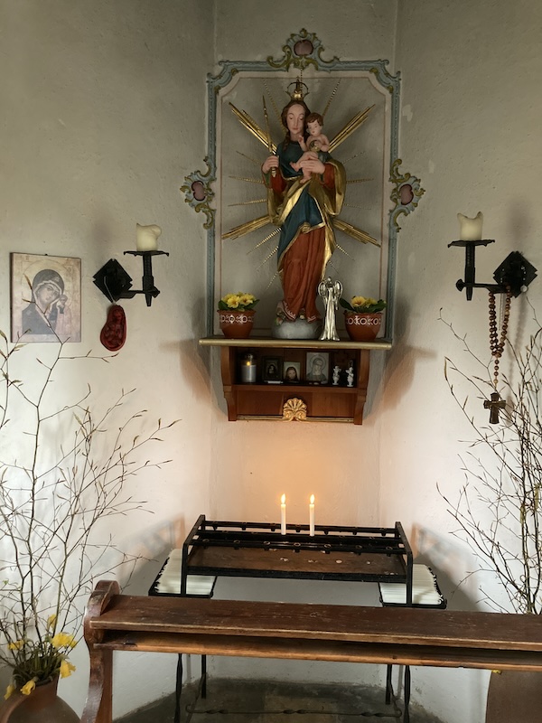 Das Innere der Marienkapelle Das Innere der Marienkapelle